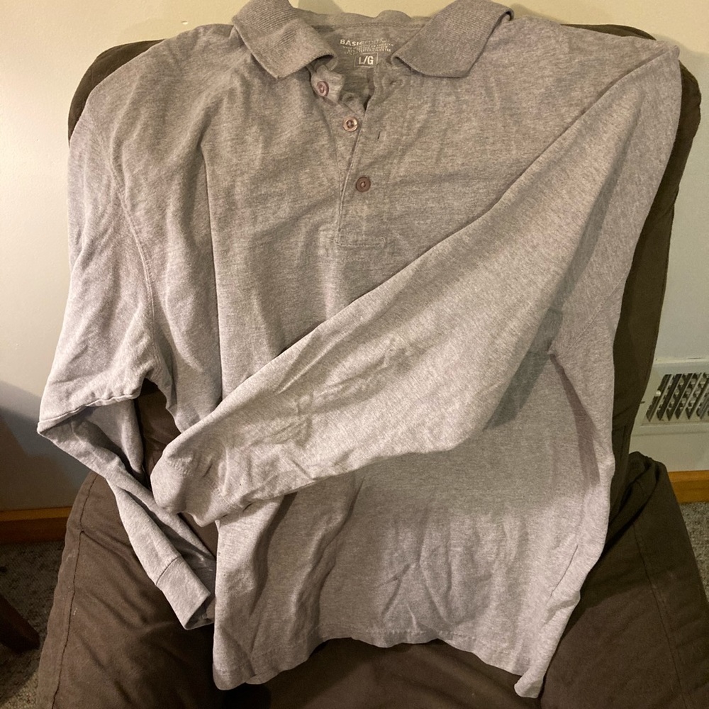 Long Sleeve Polo Shirt